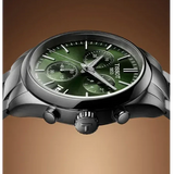 Tissot PR 100 Chronograph Green Dial Silver Steel Strap Watch for Men - T150.417.11.091.00 Authentic Buy Shop Now