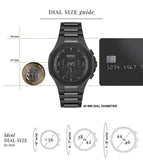Hugo Boss Taper Chronograph Black Dial Black Steel Strap Watch for Men - 1514088 Authentic Buy Shop Now