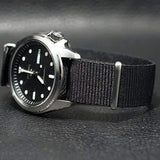 Seiko 5 Sports Automatic Black Dial Black Nylon Strap Watch for Men - SRPE67K1 Authentic Buy Shop Now