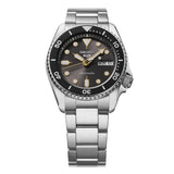 Seiko 5 Sports SKX Street Stonewash Black Dial Silver Steel Strap Watch for Men - SRPL79K1 Authentic Buy Shop Now