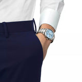 Tissot PR 100 Ice Blue Dial Silver Steel Strap Watch for Men - T150.410.11.351.00 Authentic Buy Shop Now