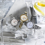 Seiko Presage Cocktail Time Automatic Skydiving Diamonds Blue Dial Silver Steel Strap Watch for Women - SRE007J1 Authentic Buy Shop Now