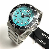 Citizen Mechanical Automatic Turquoise Dial Silver Steel Strap Watch for Men - NJ0170-83X Buy Now By Citizen