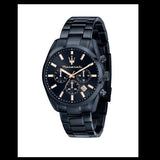 Maserati Attrazione Chronograph Blue Dial Blue Steel Strap Watch for Men - R8873626003 Authentic Buy Shop Now