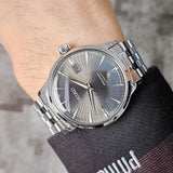 Seiko Presage Cocktail Time Automatic Black Dial Silver Steel Strap Watch for Men - SRPE17J1 Authentic Buy Shop Now