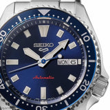 Seiko 5 Sports SKX Automatic Blue Dial Silver Steel Strap Watch for Men - SRPL83K1 Authentic Buy Shop Now