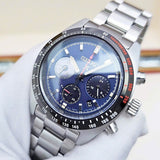 Seiko Prospex Speedtimer Solar Chronograph Blue Dial Silver Steel Strap Watch for Men - SSC815 Authentic Buy Shop Now