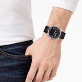Tissot T-Sport Gent XL Black Dial Black Leather Strap Watch for Men - T116.410.16.057.00 Authentic Buy Shop Now