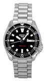 Seiko 5 Sports SKX Automatic Black Dial Silver Steel Strap Watch for Men - SRPL85K1 Authentic Buy Shop Now