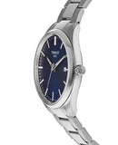 Tissot PR 100 Blue Dial Silver Steel Strap Watch for Men - T150.410.11.041.00 Authentic Buy Shop Now