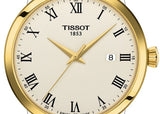 Tissot Classic Dream Ivory Dial Brown Leather Strap Watch for Men - T129.410.26.263.00 Authentic Buy Shop Now