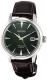 Seiko Presage Cocktail Time Automatic Green Dial Brown Leather Strap Watch for Men - SRPD37J1 Authentic Buy Shop Now