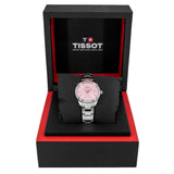 Tissot PR 100 Pink Dial Silver Steel Strap Watch for Women - T150.210.11.331.00 Authentic Buy Shop Now