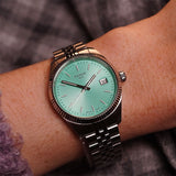 Tissot Ballade Quartz Green Dial Silver Steel Strap Watch for Women - T156.210.11.091.00 Authentic Buy Shop Now