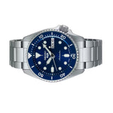 Seiko 5 Sports SKX Street Denim Blue Dial Silver Steel Strap Watch for Men - SRPL77K1 Authentic Buy Shop Now