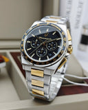 Maserati Velocità Chronograph Black Dial Two Tone Steel Strap Watch for Men - R8873652003 Authentic Buy Shop Now