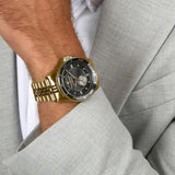 Maserati SFIDA Special Edition Automatic Black Dial Gold Steel Strap Watch for Men - R8823140012 Authentic Buy Shop Now