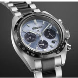 Seiko Prospex Speedtimer Solar Chronograph Limited Edition Blue Dial Two Tone Steel Strap Watch for Men - SSC909 Authentic Buy Shop Now