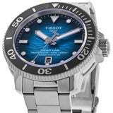 Tissot Seastar 2000 Professional Powermatic 80 Blue Dial Silver Steel Strap Watch for Men - T120.607.11.041.01 Authentic Buy Shop Now
