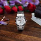 Tissot PRX Quartz Mother of Pearl Dial Silver Steel Strap Watch for Women- T137.210.11.111.00 Authentic Buy Shop Now