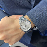 Tissot Ballade Powermatic 80 COSC Silver Dial Silver Steel Strap Watch for Men - T156.408.11.033.00 Authentic Buy Shop Now