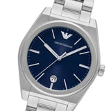 Emporio Armani Frederico Analog Blue Dial Silver Steel Strap Watch for Men - AR11620 Buy Now By Emporio Armani