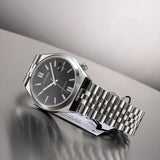 Citizen Tsuyosa 60 Automatic Black Dial Silver Steel Strap Watch for Men - NK0020-55E Authentic Buy Shop Now