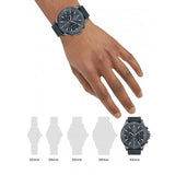Hugo Boss Troper Chronograph Blue Dial Blue Leather Strap Watch for Men - 1514056 Authentic Buy Shop Now