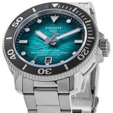 Tissot Seastar 2000 Professional Powermatic 80 Blue Dial Silver Steel Strap Watch for Men - T120.607.11.041.00 Authentic Buy Shop Now