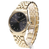Tissot Ballade Quartz Black Dial Gold Steel Strap Watch for Men - T156.410.33.051.00 Authentic Buy Shop Now