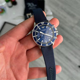 Emporio Armani World Explorer Chronograph Blue Dial Blue Nylon Strap Watch for Men - AR11588 Buy Now By Emporio Armani