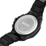 Hugo Boss Taper Chronograph Black Dial Black Steel Strap Watch for Men - 1514088 Authentic Buy Shop Now