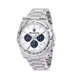 Maserati Velocità Chronograph White Dial Silver Steel Strap Watch for Men - R8873652007 Authentic Buy Shop Now
