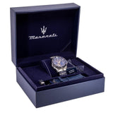 Maserati SFIDA Special Edition Automatic Blue Dial Silver Steel Strap Watch for Men - R8823140013 Authentic Buy Shop Now