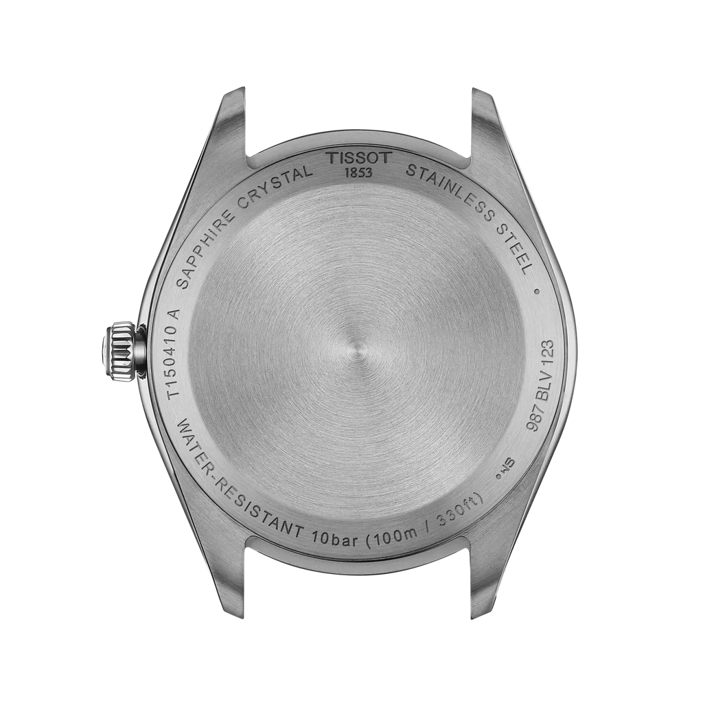 Tissot PR 100 Green Dial Silver Steel Strap Watch for Men - T150.410.11.091.00 Authentic Buy Shop Now