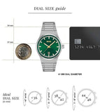 Hugo Boss Candor Green Dial Silver Steel Strap Watch for Men - 1514079 Buy Now By Hugo Boss