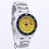 Citizen Mechanical Automatic Yellow Dial Silver Steel Strap Watch for Men - NJ0170-83Z Buy Now By Citizen