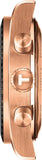 Tissot PRS 516 Chronograph Black Dial Rose Gold Steel Strap Watch for Men - T149.417.33.051.00 Authentic Buy Shop Now