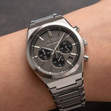 Seiko Conceptual Chronograph Grey Dial Silver Steel Strap Watch for Men - SSB455P1 Authentic Buy Shop Now