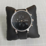 Hugo Boss Integrity Chronograph Black Dial Black Leather Strap Watch for Men - 1513777 Authentic Buy Shop Now