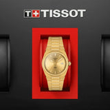 Tissot PRX 25mm Gold DIal Gold Steel Strap Watch for Women - T137.010.33.021.00 Authentic Buy Shop Now