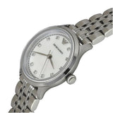 Emporio Armani Alpha Mother of Pearl Dial Silver Steel Strap Watch for Women - AR1803 Buy Now By Emporio Armani