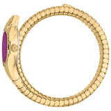 Just Cavalli Vita Purple Dial Gold Steel Strap Watch for Women - JC1L355M0035 Authentic Buy Shop Now
