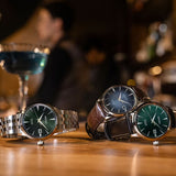Seiko Presage Cocktail Time Automatic Green Dial Silver Steel Strap Watch for Men - SRPE15J1 Authentic Buy Shop Now