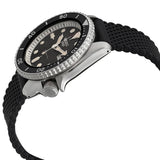 Seiko 5 Sports SKX Automatic Black Dial Black Silicone Strap Watch for Men - SRPD73K2 Authentic Buy Shop Now
