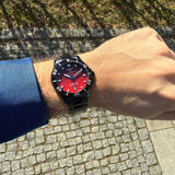 Tissot Seastar 1000 Red Dial Black Steel Strap Watch for Men - T120.410.33.421.00 Authentic Buy Shop Now