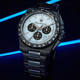 Maserati Velocità Chronograph Blue Dial Black Steel Strap Watch for Men - R8873652004 Authentic Buy Shop Now