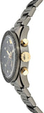 Versace Greca Dome Chronograph Black Dial Grey Steel Strap Watch for Men - VE6K00623 Buy Now By Versace
