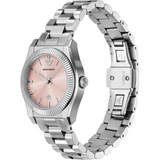 Emporio Armani Federica Pink Dial Silver Steel Strap Watch for Women - AR11658 Buy Now By Emporio Armani