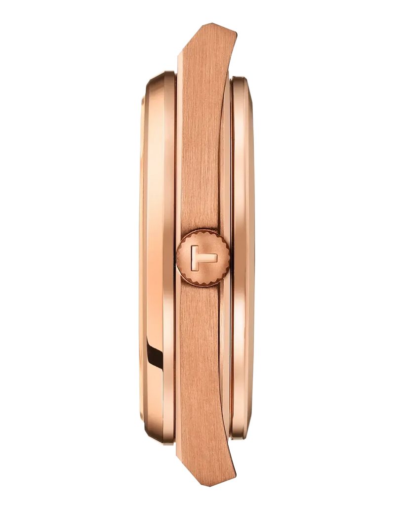 Tissot PRX Powermatic 80 Blue Dial Rose Gold Steel Strap Watch for Men - T137.407.33.041.00 Authentic Buy Shop Now